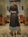 Picture of Charming Rayon & Cotton Black Readymade Gown