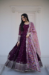 Picture of Comely Georgette Brown Readymade Gown