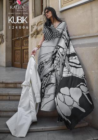 Picture of Good Looking Satin Light Slate Grey Saree