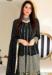 Picture of Comely Georgette Black Straight Cut Salwar Kameez