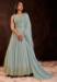 Picture of Classy Georgette Light Slate Grey Readymade Gown