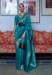 Picture of Sublime Silk Teal Saree