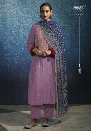 Picture of Splendid Silk Dim Gray Straight Cut Salwar Kameez