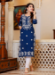 Picture of Pretty Cotton Midnight Blue Readymade Salwar Kameez