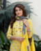 Picture of Bewitching Cotton Light Yellow Readymade Salwar Kameez