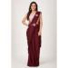 Picture of Lovely Lycra Maroon Saree