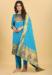 Picture of Silk Medium Turquoise Readymade Salwar Kameez