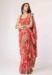 Picture of Amazing Organza Indian Red Saree