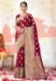 Picture of Alluring Silk Maroon Saree