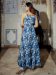 Picture of Comely Cotton Dark Slate Blue Readymade Gown