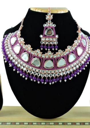 Picture of Alluring Purple Necklace Set
