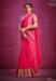 Picture of Well Formed Georgette & Silk Crimson Saree