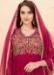 Picture of Beautiful Georgette Deep Pink Anarkali Salwar Kameez