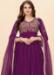 Picture of Beauteous Georgette Purple Anarkali Salwar Kameez