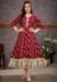 Picture of Admirable Rayon Dark Red Kurtis & Tunic