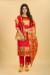 Picture of Wonderful Silk Crimson Straight Cut Salwar Kameez