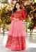 Picture of Marvelous Silk Crimson Readymade Gown