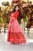 Picture of Marvelous Silk Crimson Readymade Gown