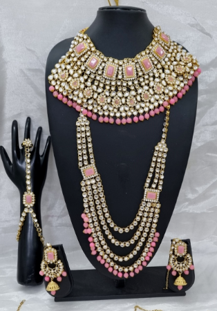 Picture of Charming Light Pink Necklace Set