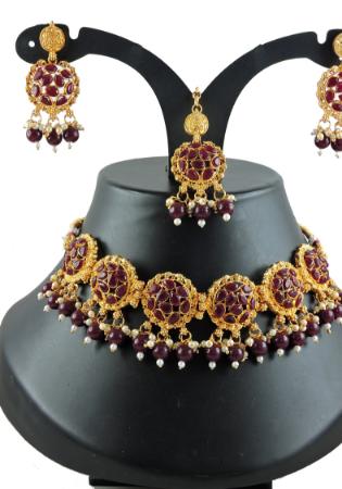 Picture of Lovely Georgette Sienna & Peru Necklace Set