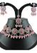 Picture of Appealing Georgette Pink Necklace Set