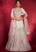 Picture of Comely Georgette & Silk Off White Lehenga Choli