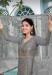 Picture of Good Looking Net Slate Grey Anarkali Salwar Kameez