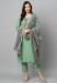 Picture of Magnificent Rayon Dark Sea Green Readymade Salwar Kameez