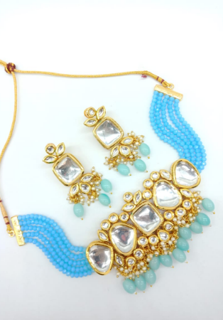 Picture of Ravishing Light Sky Blue Necklace Set
