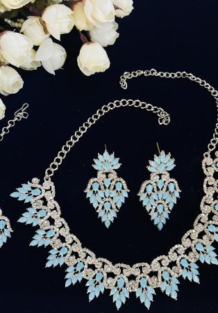 Picture of Superb Light Steel Blue Necklace Set
