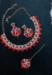 Picture of Graceful Dark Red Necklace Set