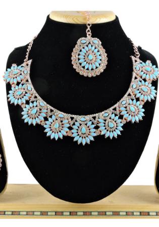 Picture of Fine Sky Blue Necklace Set