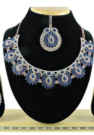 Picture of Delightful Dark Slate Blue Necklace Set