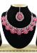 Picture of Good Looking Hot Pink Necklace Set