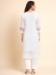 Picture of Magnificent Georgette White Smoke Kurtis & Tunic