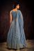 Picture of Ideal Georgette Light Slate Grey Readymade Gown