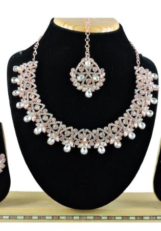 Picture of Amazing Off White Necklace Set