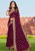 Picture of Excellent Georgette Saddle Brown Saree