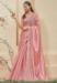 Picture of Alluring Satin Rosy Brown Saree