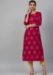 Picture of Excellent Rayon Deep Pink Kurtis & Tunic