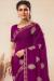 Picture of Gorgeous Georgette Purple Saree