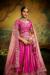 Picture of Exquisite Silk Deep Pink Lehenga Choli