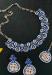 Picture of Beauteous Steel Blue Necklace Set