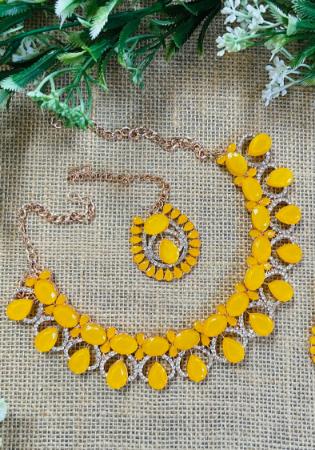 Picture of Appealing Orange Necklace Set
