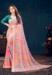 Picture of Gorgeous Georgette Light Coral Saree
