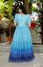 Picture of Charming Chiffon Sky Blue Readymade Gown