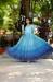 Picture of Charming Chiffon Sky Blue Readymade Gown