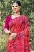 Picture of Excellent Georgette Pale Violet Red Saree
