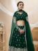Picture of Appealing Georgette Forest Green Lehenga Choli