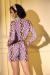 Picture of Elegant Crepe Violet Western Dress